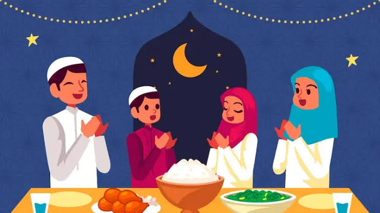 Ilustrasi berbuka puasa.