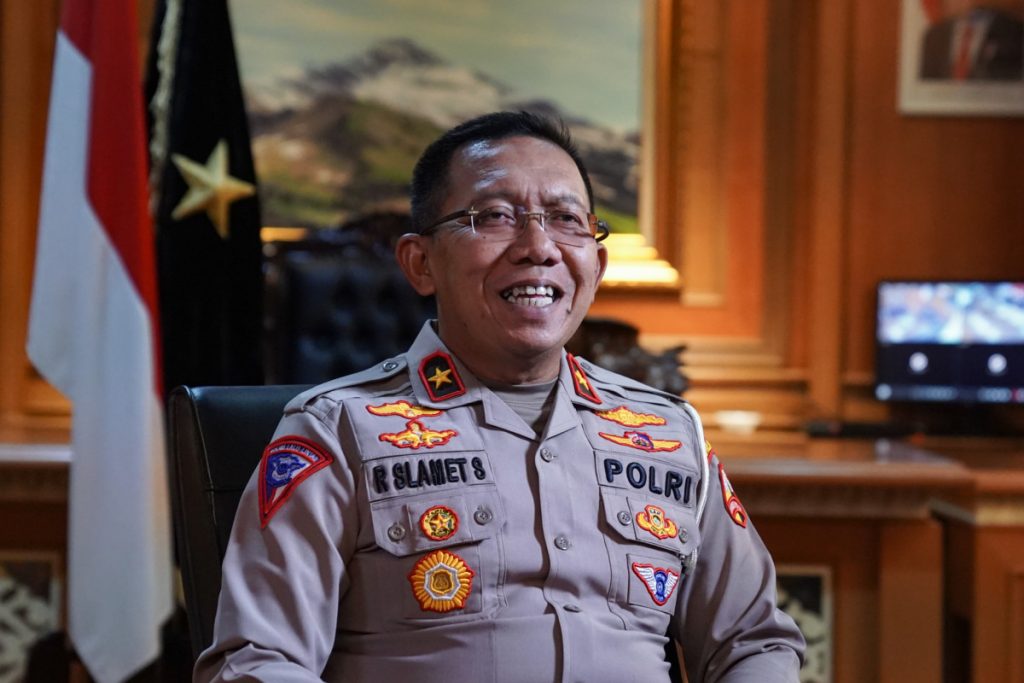 Dirgakkum Korlantas Polri Brigjen Pol Raden Slamet Santoso.