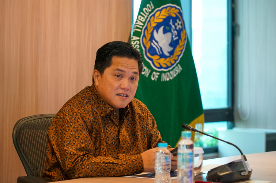 Ketua Umum PSSI Erick Thohir.