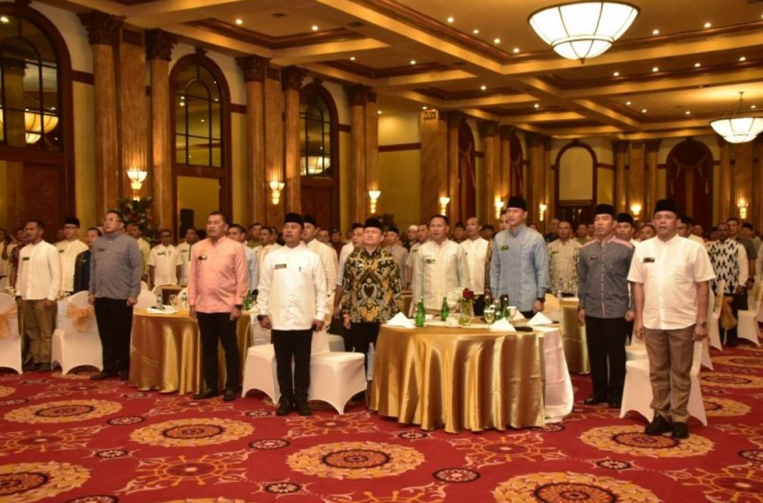 Pamor Persada Alumni Akabri 2000 menggelar acara silaturahmi dan buka puasa bersama di Ballroom Balai Samudera, Jakarta, Jumat (29/3/2024) malam.