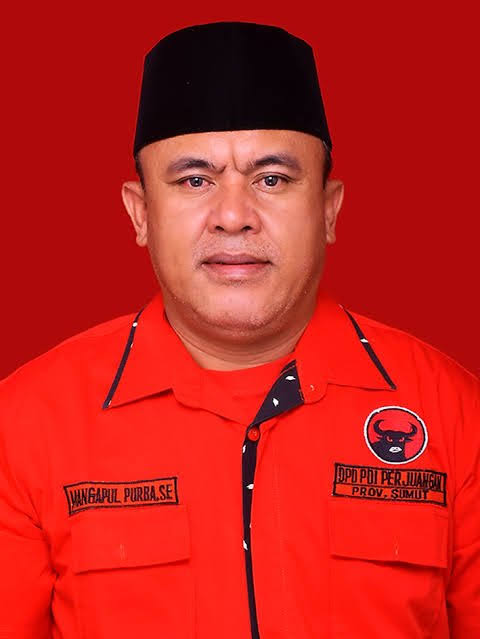 Ketua BP Pemilu DPD PDI Perjuangan Sumut Mangapul Purba SE.