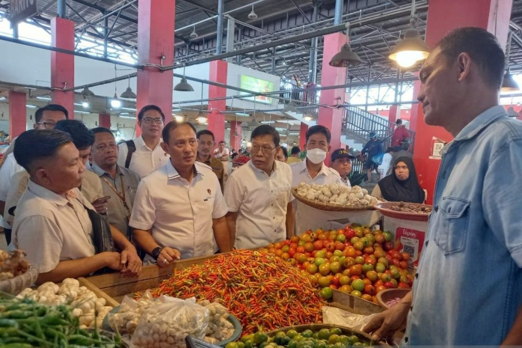 Sidak ke Pasar. (Dok/Humas Polri)