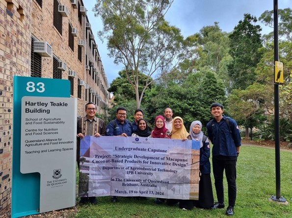 Departemen TIN IPB mengirimkan mahasiswa ke UQ, Australia untuk menyelesaikan tugas akhir dalam bentuk Capstone Project. (Dok/Kemendikbudristek RI)