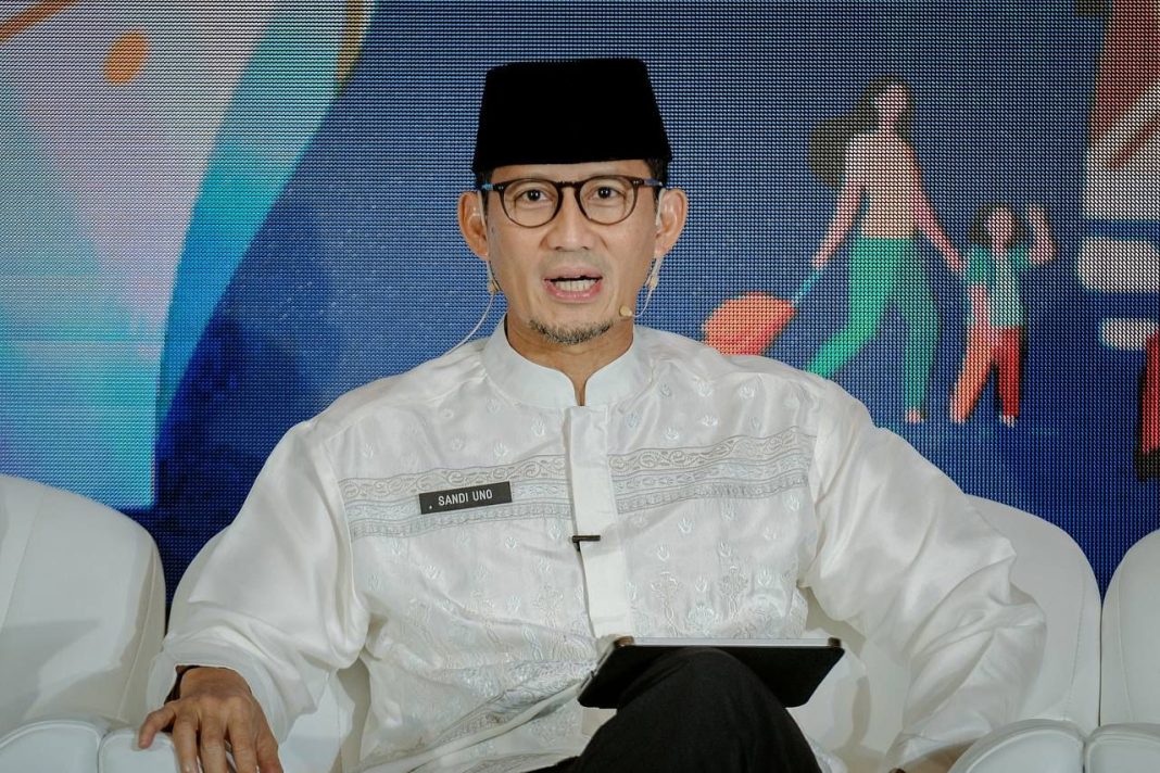 Menparekraf/Kabaparekraf RI Sandiaga Salahuddin Uno.