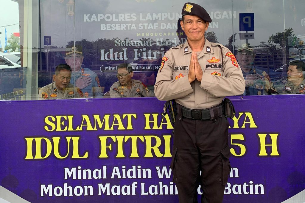 Anggota Polres Lampung Tengah Aiptu Supriyanto. (Dok/Humas Polri)