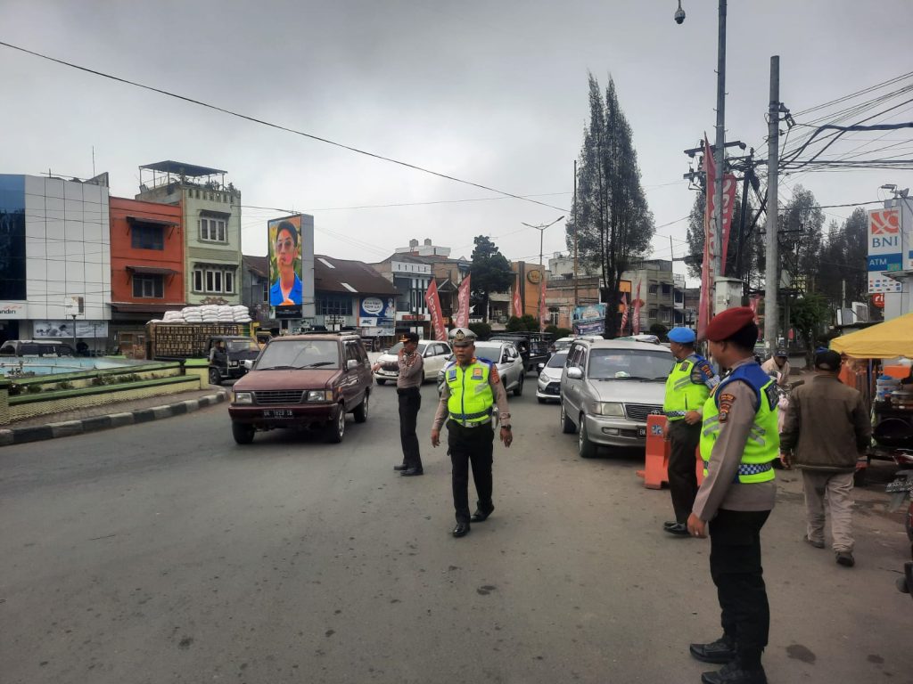 Pasca berakhirnya masa libur lebaran, Polres Tanah Karo melanjutkan kegiatan dari Ops Ketupat ke KRYD, Sabtu (20/4/2024). (Dok/Humas Polres Karo)