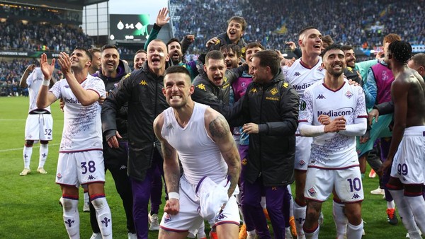 Fiorentina ke final Europa Conference League, Kamis (9/5/2024) dini hari WIB.