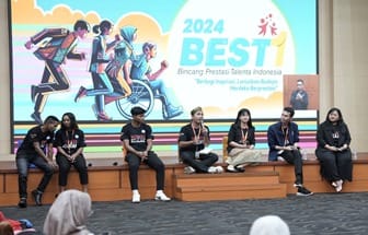 Acara Bincang Talenta Berprestasi dengan Mendikbudristek di Graha Utama Gedung A Lantai Tiga Kemendikbudristek, Senin (13/5/2024). (Dok/Kemendikbudristek RI)