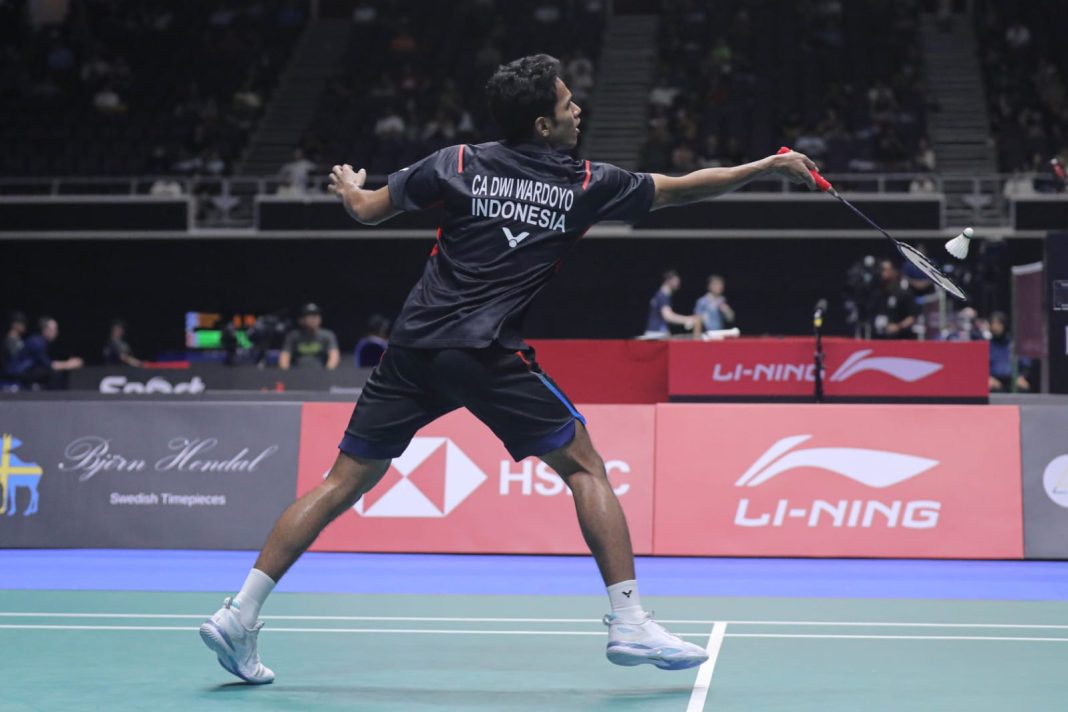 Chico Aura Dwi Wardoyo ke 16 besar Singapore Open 2024.