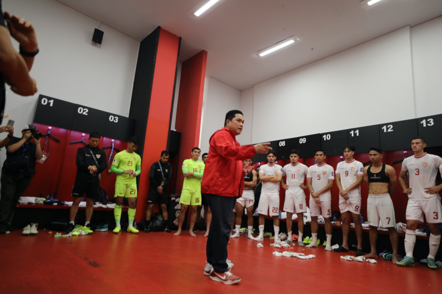 Ketua Umum PSSI Erick Thohir bersyukur atas pencapaian Timnas Indonesia. (Dok/PSSI)