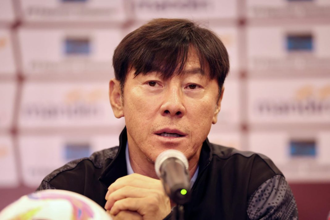 Pelatih Timnas Indonesia Shin Tae-yong.