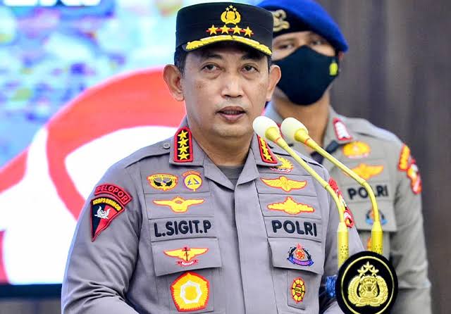 Kapolri Jenderal Polisi Listyo Sigit Prabowo.