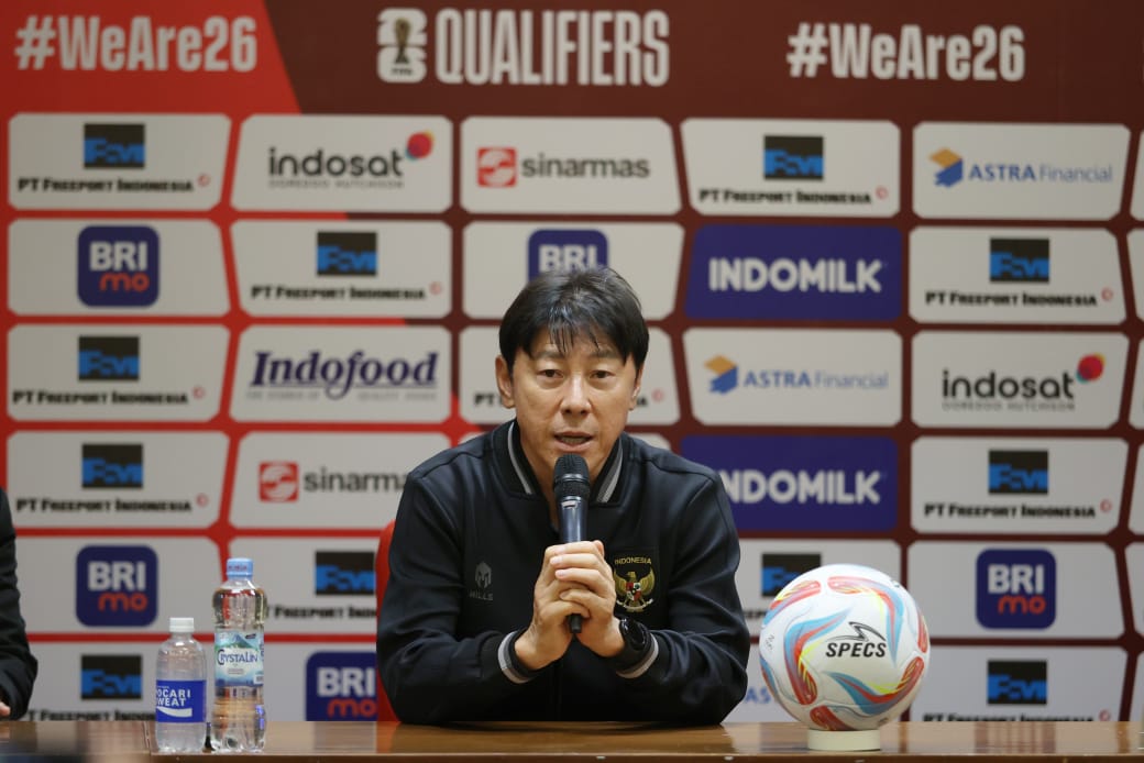 Pelatih Timnas Indonesia asal Korea Selatan Shin Tae-yong.