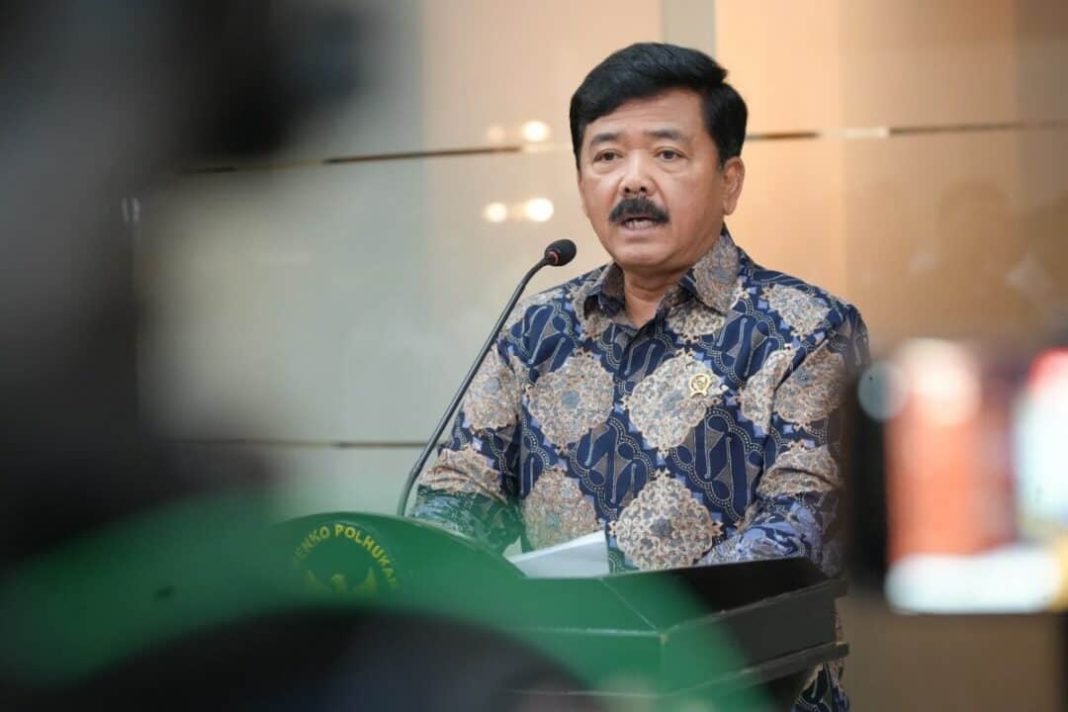 Menteri Koordinator Bidang Politik, Hukum, dan Keamanan Marsekal TNI (Purn) Hadi Tjahjanto.