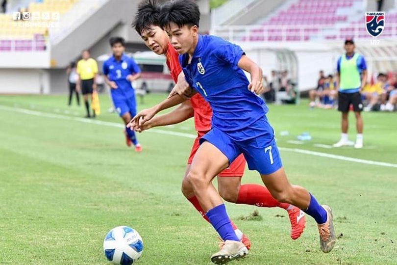 Duel Vietnam U-16 melawan Thailand U-16 di semi final Piala AFF U-16 2024, Senin (1/7/2024).