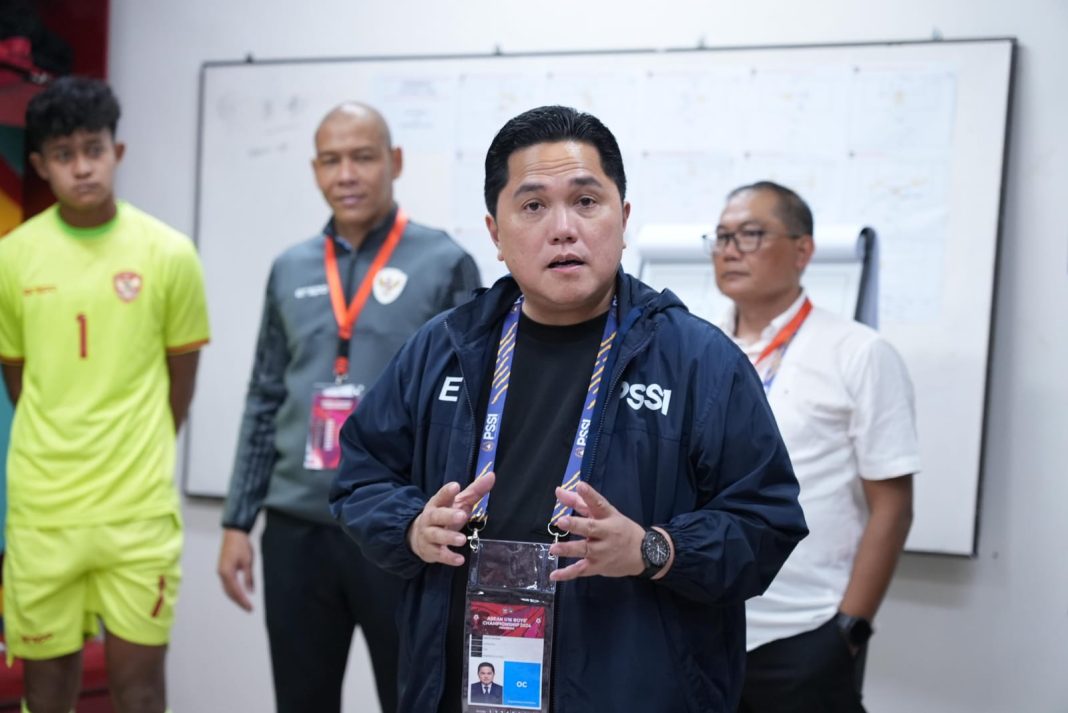 Ketua Umum PSSI Erick Thohir.