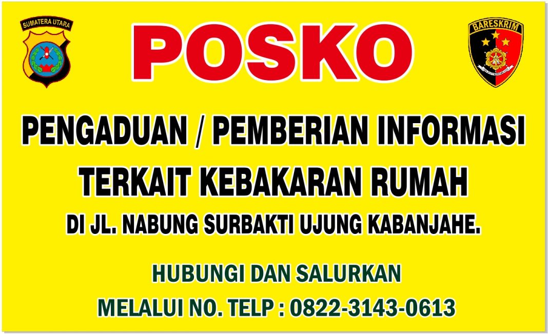 Pengumuman (Dok/Polda Sumut)