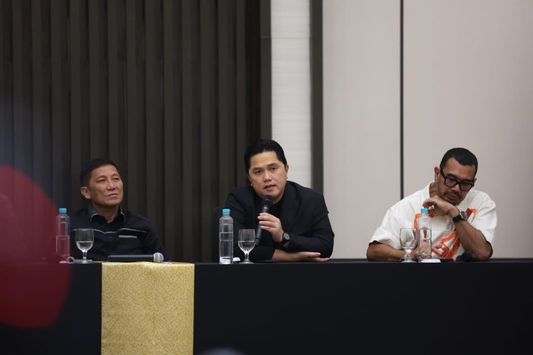 Ketua Umum PSSI Erick Thohir.