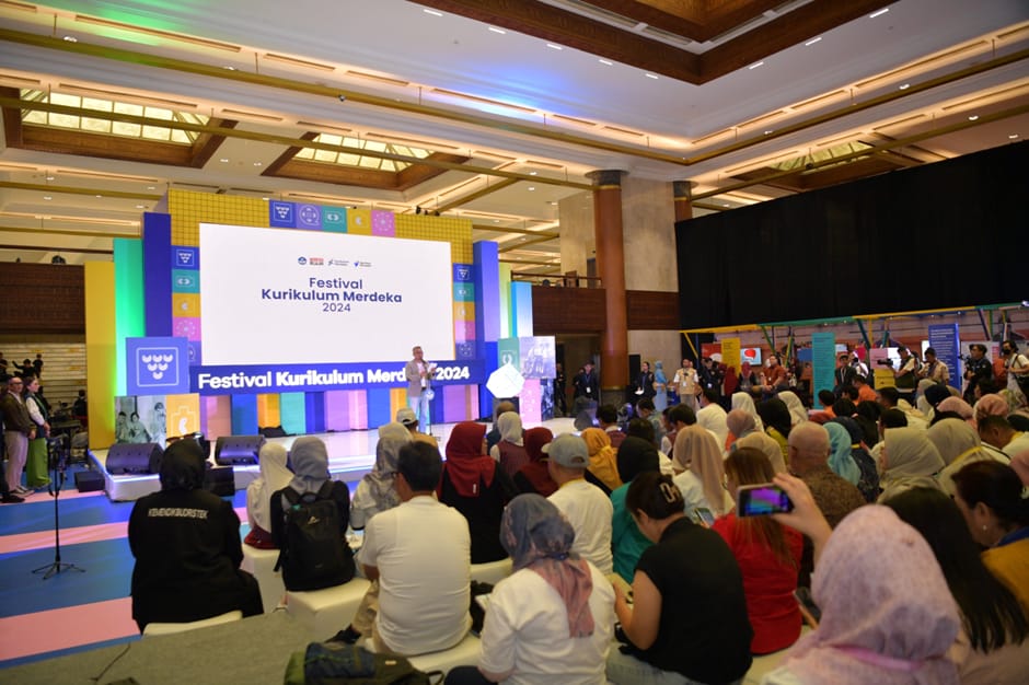 Kemendikbudristek RI melalui Ditjen PAUD Dikdasmen menggelar Puncak Festival Kurikulum Merdeka di JCC, Jakarta, Jumat (5/7/2024). (Dok/Kemendikbusristek RI)