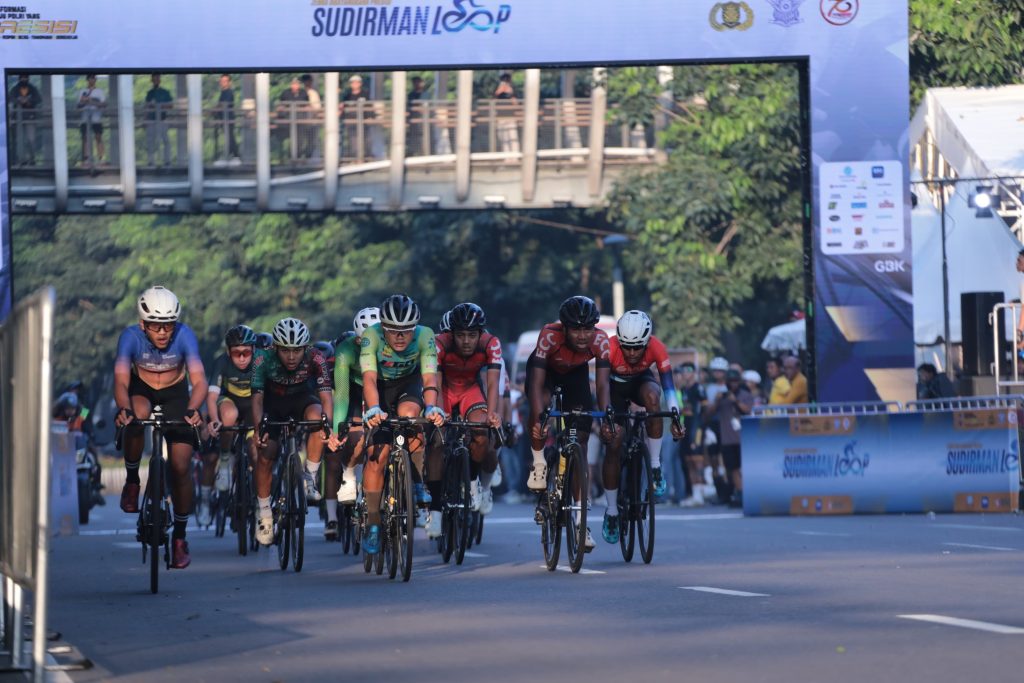 Event balap sepeda ‘Zebra Bhayangkara Presisi Sudirman Loop 2024’ yang digelar oleh Polri di Jakarta. (Dok/Humas Polri)