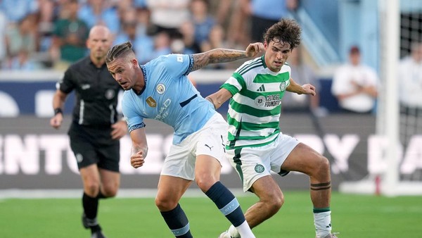 Celtic sukses meraih kemenangan 4-3 atas Manchester City dalam pertandingan persahabatan yang digelar di Kenan Memorial Stadium, Amerika Serikat, pada Rabu (24/7/2024) pagi WIB.