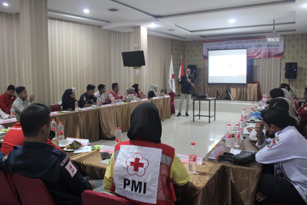 PMI Sumut mengadakan Pelatihan Fasilitator PMR di Kisaran, Kabupaten Asahan, pada 22-26 Juli 2024. (Dok/PMI)