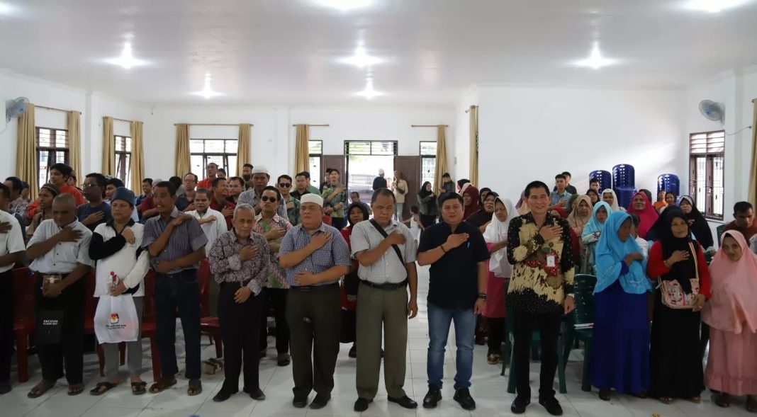 KPU Sumut menggelar kegiatan sosialisasi peningkatan partisipasi pemilih segmen disabilitas pada Pilkada Tahun 2024 menuju Pilkada Akses di Sekretariat Pertuni Sumut, kemarin.