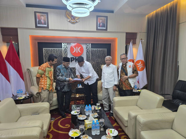 PKS resmi mengusung Bobby Nasution di Pilgub Sumut 2024, Jumat (2/8/2024).