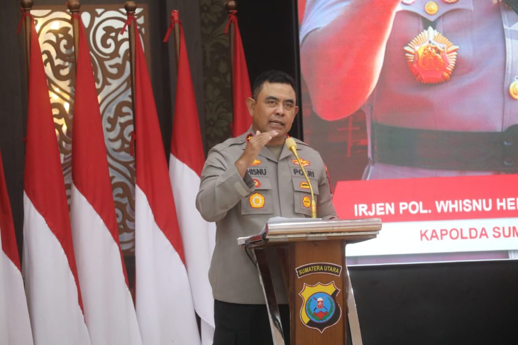 Kapolda Sumut Irjen Pol Whisnu Hermawan Februanto.