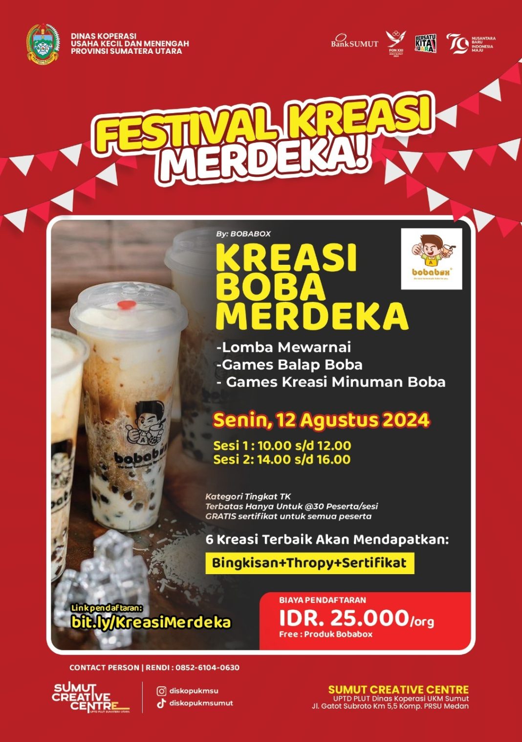 Flayer Festival Kreasi Merdeka.