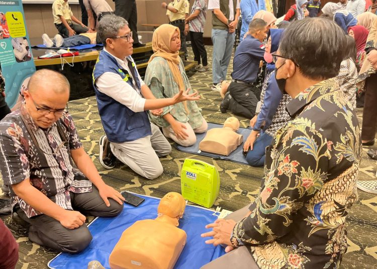 Kemenkes RI menyelenggarakan pelatihan BHD untuk masyarakat awam. (Dok/Sehat Negeriku)