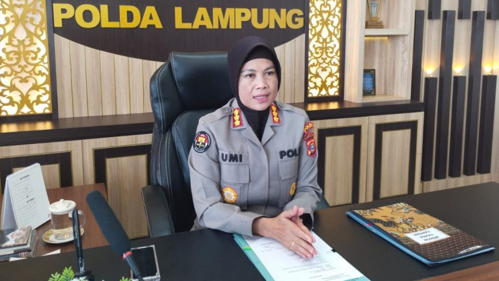 Kabid Humas Polda Lampung Kombes Pol Umi Fadillah Astutik.