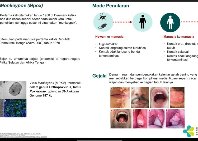 Kemenkes RI mengeluarkan imbauan kepada masyarakat untuk meningkatkan kewaspadaan terhadap penularan virus Mpox (MPXV).