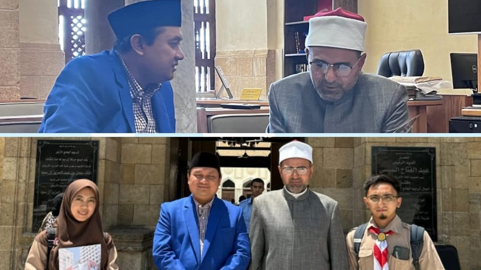 SIC yang didirikan pada tahun 1956, terus berupaya untuk meningkatkan kualitas pendidikan dengan menjajaki kolaborasi strategis dengan Universitas Al-Azhar Al-Syarif Kairo. (Dok/Kemendikbudristek)