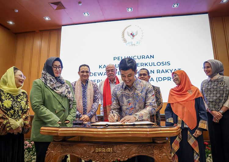 Wamenkes RI Prof Dante pada Pertemuan Tingkat Tinggi DPR RI untuk Eliminasi TB dan Pembentukan Kaukus TB DPR RI yang berlangsung di Gedung Nusantara, DPR RI Jakarta, Senin (19/8/2024).