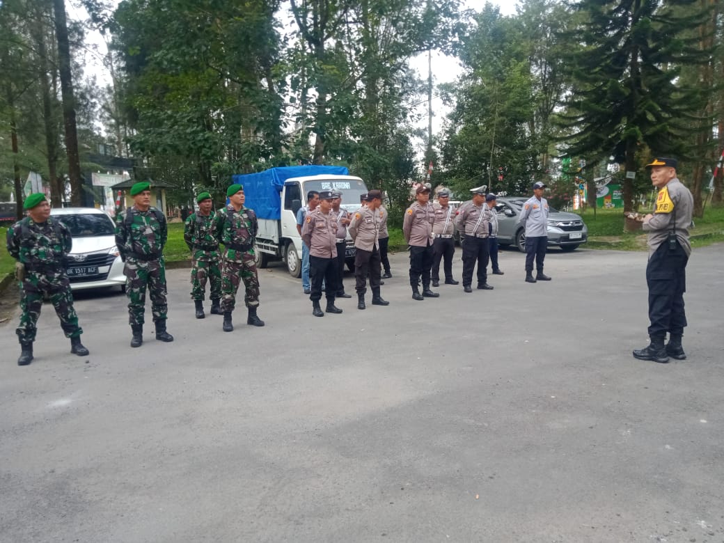 Satgas Operasi Hatra Toba 2024 persiapan beri pengamanan dan pengawalan PON XXI, Jumat (6/9/2024). (Dok/Polda Sumut)