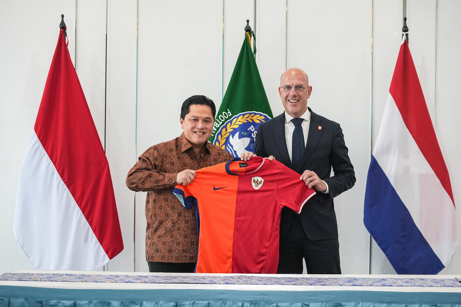 Penandatanganan MoU antara PSSI dan KNVB di Jakarta, Rabu (25/9/2024). (Dok/PSSI)