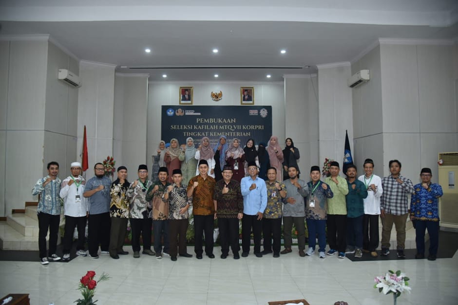 Dewan Pengurus KORPRI Kemendikbudristek menyelenggarakan kegiatan Kafilah Musabaqoh Tilawatil Quran (MTQ) Nasional tingkat Kemendikbudristek. (Dok/Kemendikbudristek)