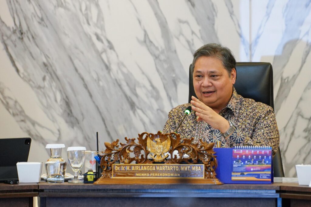 Menteri Koordinator Bidang Perekonomian (Menko Perekonomian) Airlangga Hartarto.