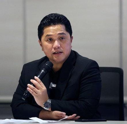 Ketua Umum PSSI, Erick Thohir.