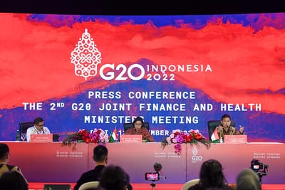 Pertemuan G20 Joint Finance and Health Minister Meeting (JFHMM) Presidensi G20 Indonesia.