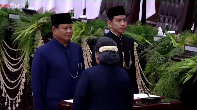 Prabowo Subianto dan Gibran Rakabuming Raka resmi menjadi Presiden dan Wakil Presiden Periode 2024-2029.