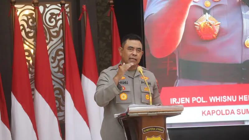 Kapolda Sumut, Irjen Pol Whisnu Hermawan Februanto. (Dok/Polda Sumut)