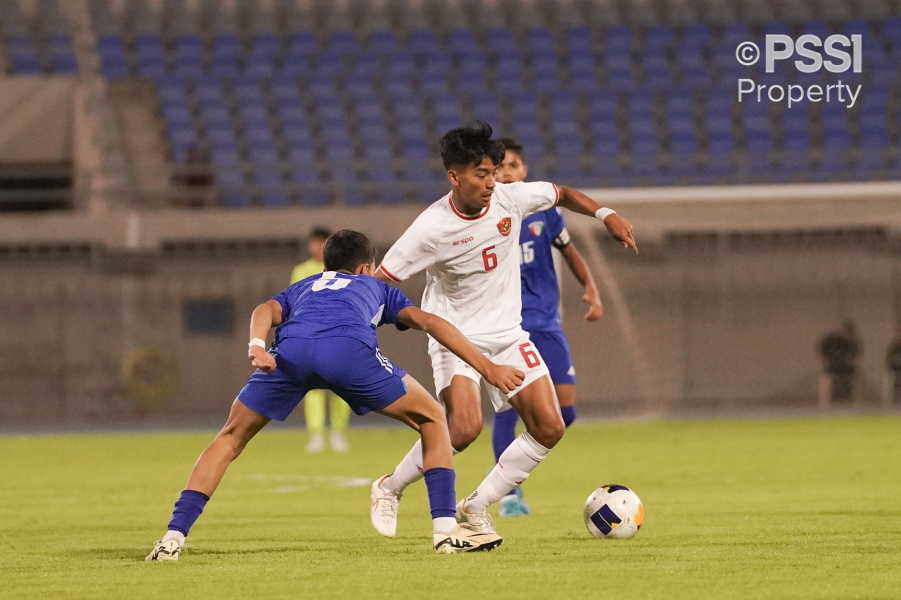 Aksi para pemain Timnas Indonesia U-17 ketika mengalahkan Kuwait U-17 dengan skor 1-0, Rabu (23/10/2024). (Dok/PSSI)