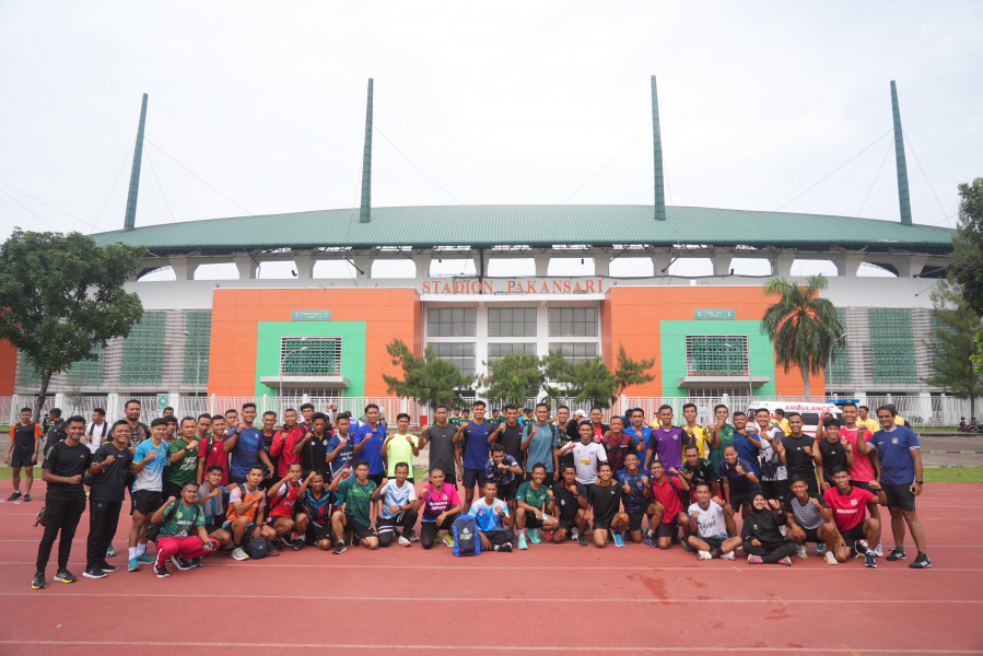 Sesi pelatihan wasit dalam C1 Referee Refreshment Course, di Kinasih, Bogor, Minggu (3/11/2024). (Dok/PSSI)