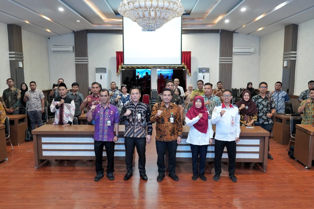 Cegah terjadinya ancaman dan serangan siber yang semakin kompleks, Pemko Medan melalui Dinas Kominfo mengadakan Sosialisasi Keamanan Siber di Kantor Wali Kota Medan, Kamis (7/11/2024). (Dok/Humas)