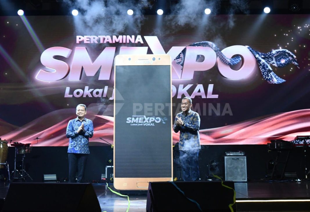 Penutupan SMEXPO 2024 di Grha Pertamina, Jakarta, sekaligus peluncuran aplikasi SMEXPO Marketplace. (Dok/Pertamina)