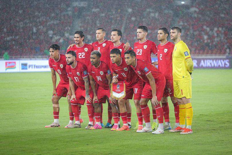 Starting XI Timnas Indonesia pada duel lawan Jepang di Stadion Gelora Bung Karno, Jumat (15/11/2024) malam WIB. 