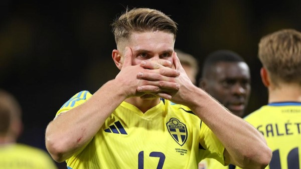 Viktor Gyokeres menjadi top skor UEFA Nations League 2024/2025.