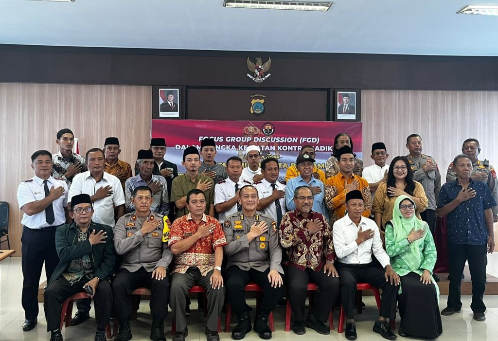 Polri gelar Focus Group Discussion bertema 'Terorisme adalah Musuh Kita Bersama' di Aula Polres Sigi, Sulawesi Tengah, Selasa (19/11/2024).